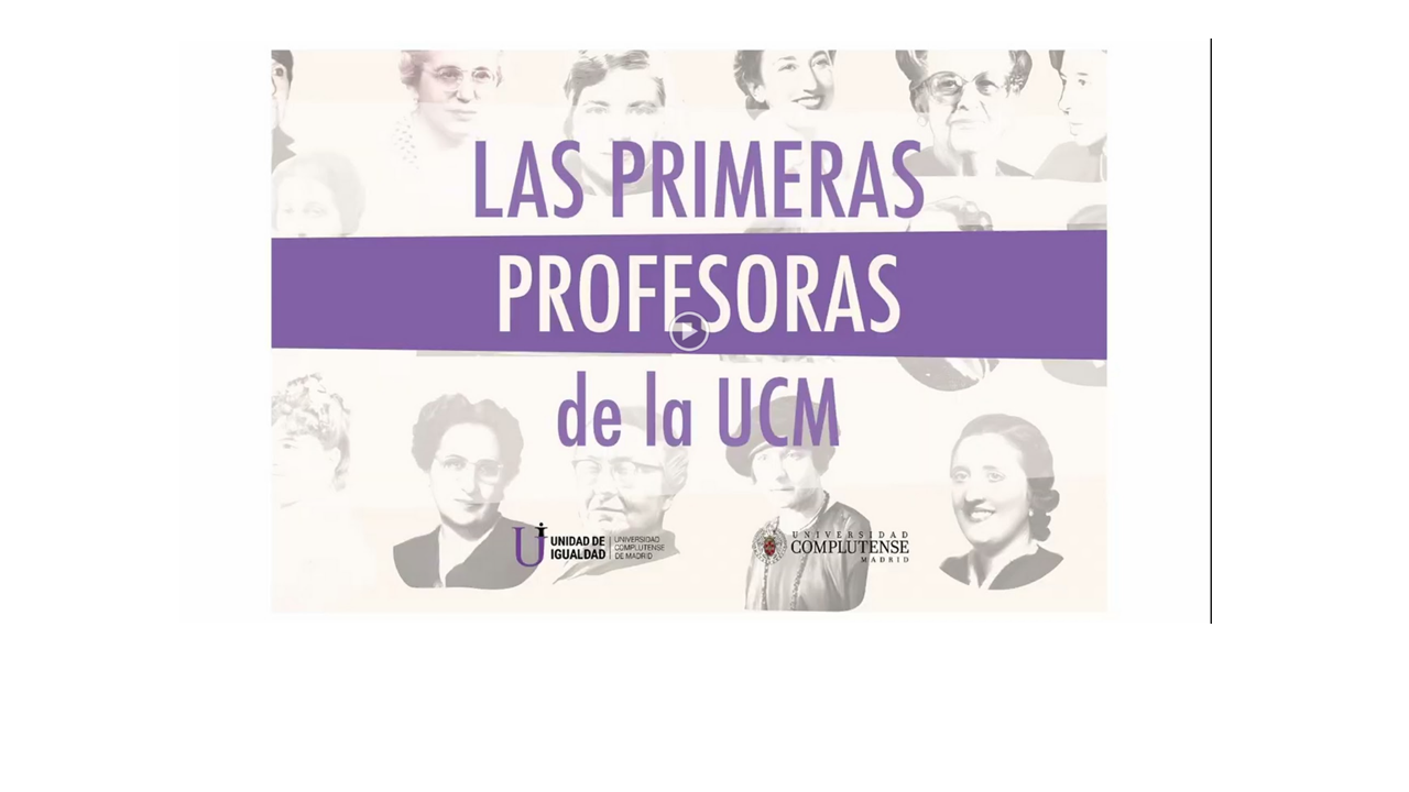 Vídeo de la exposición en la Facultad de Psicología: Primeras profesoras de la UCM