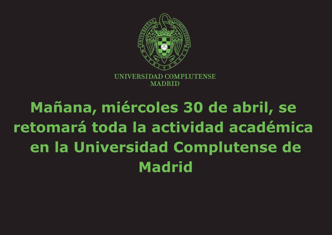 MAÑANA, 30 DE ABRIL, NORMALIDAD EN LAS CLASES