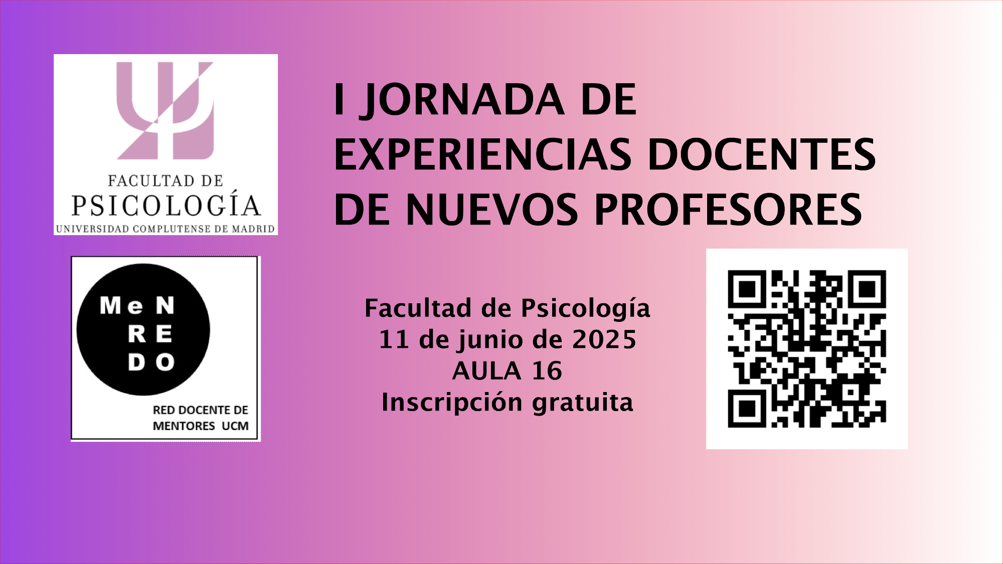 I JORNADA DE EXPERIENCIAS DOCENTES DE NUEVOS PROFESORES
