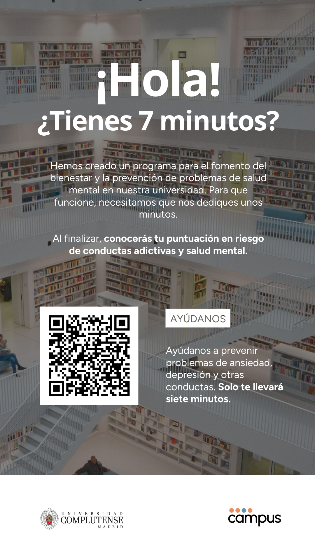 Encuesta Campus Salud y Bienestar | Descubre tu perfil de bienestar emocional (sólo 7 minutos)